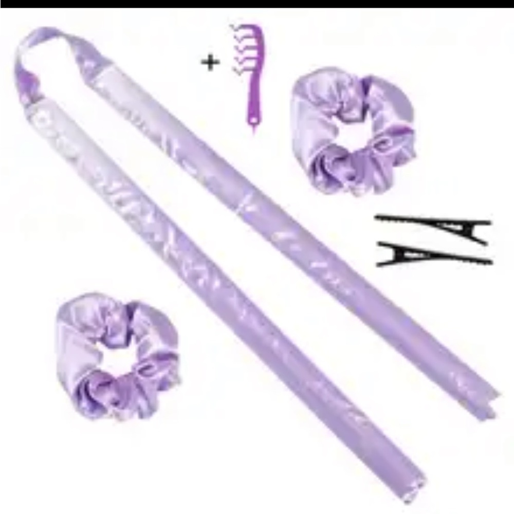 Heatless hair roller curler set